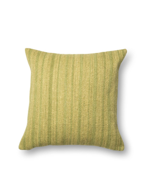 Green Dhurri Style Pillow
