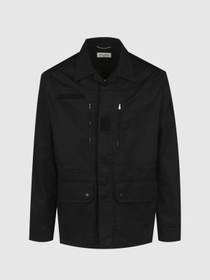 Saint Laurent: Military Jacket [black]