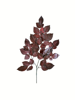 Vickerman 21" Artificial Purple Leaf Spray.