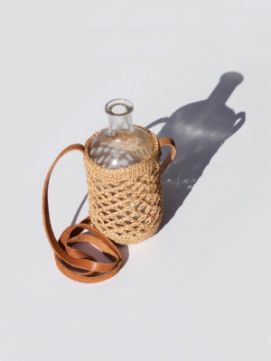 Jessy Leather Bottle Holder