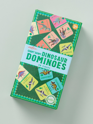 Giant Shiny Dinosaur Dominoes Set