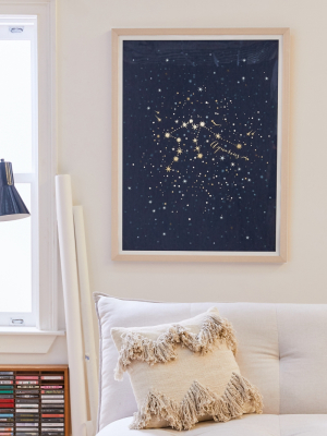 Iveta Abolina Star Constellations Aquarius Art Print