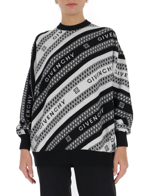 Givenchy Logo Jacquard Sweater