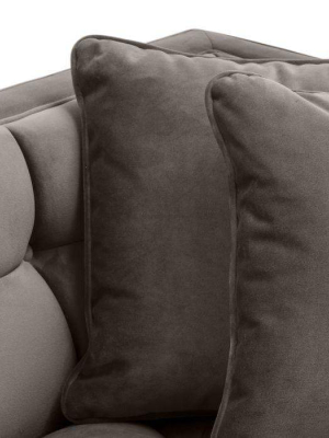 Eichholtz Sienna Sofa - Grey Velvet