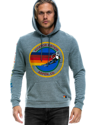 Aviator Nation Aspen Pullover Hoodie - Heather Grey