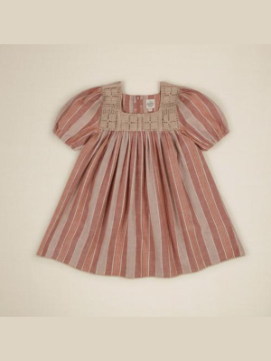 Apolina Tina Dress In Rainbow Stripe