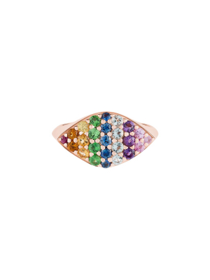 Gemma Pinky Ring - Sapphire