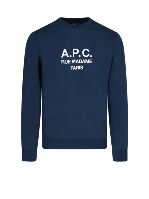 A.p.c. Rufus Logo Embroidered Sweatshirt