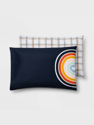 Standard Microfiber Printed Pillowcase Set - Room Essentials™