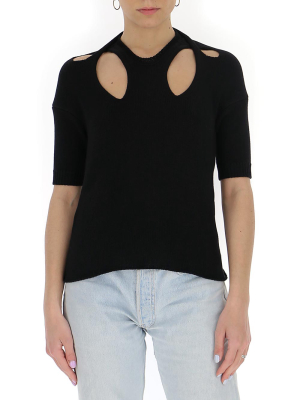 Chloé Cut-out Detail Knit Top