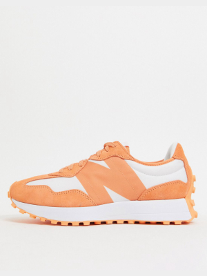 New Balance 1-800-summer 327 Sneakers In Orange - Exclusive To Asos