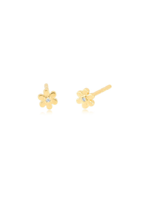 Ef Collection Baby Daisy Stud Earring