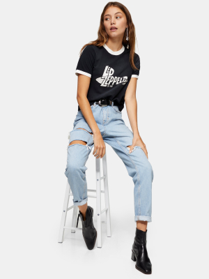 Bleach Mom Tapered Jeans