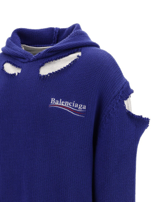 Balenciaga Political Campaign Destroyed Hoodie