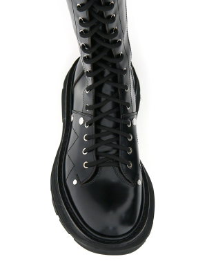 Alexander Mcqueen Tread Knee-high Boots