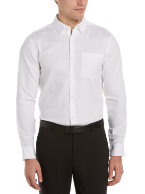 Slim Fit Dobby Textured Stretch Shirt