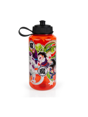 Just Funky Dragon Ball Z Single Wall 32 Oz Plastic Water Bottle