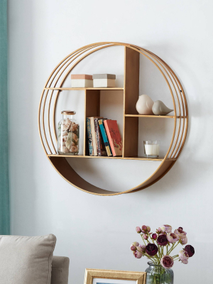 Brooklyn Circular Shelf Gold - Firstime