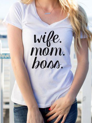 Wife.mom.boss Tshirt