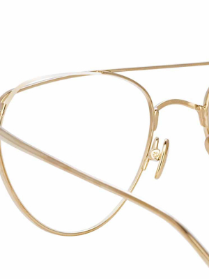 Linda Farrow Auguste C2 Aviator Optical Frame