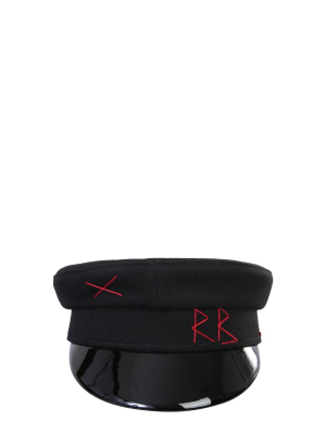 Ruslan Baginskiy Logo Embroidered Baker Boy Hat