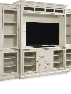 Alchemy Living Estate Home Complete Entertainment Wall - Ivory