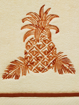 Batik Pineapple Bath Towel Orange - Tommy Bahama