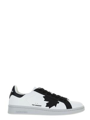 Dsquared2 Maple Leaf Patch Low-top Sneakers