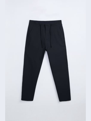 Textured Jogger Waist Pants