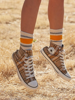 Chuck Taylor All Star Plaid Hi-top Sneakers