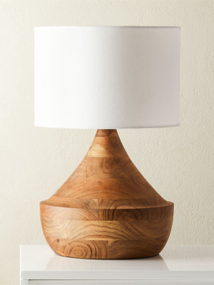 Atlas Natural Wood Table Lamp