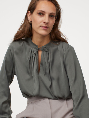 Tie-detail Blouse