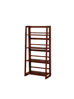 48" Dolce Four Shelf Folding Bookcase - Linon