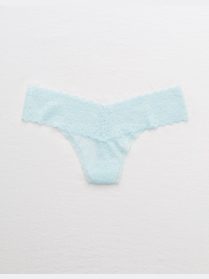 Aerie Lace Thong Underwear