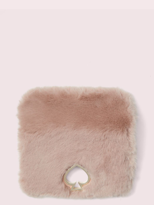 Make It Mine Faux Fur Flap