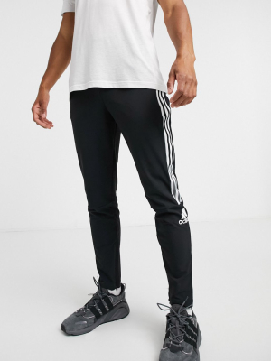 Adidas Zne 3 Stripe Sweatpants In Black