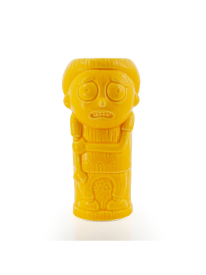 Beeline Creative Geeki Tikis Rick & Morty Morty Mug | Ceramic Tiki Style Cup | Holds 13 Ounces