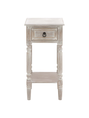 Rustic Country Wood Accent Table - Olivia & May