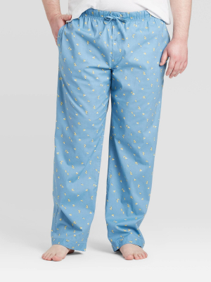 Men's Big & Tall Poplin Pajama Pants - Goodfellow & Co™