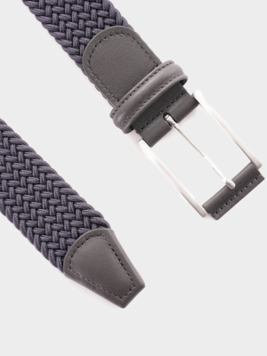 Anderson's Stretch Woven Belt In Grey