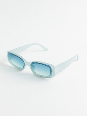 Grace Plastic Rectangle Sunglasses