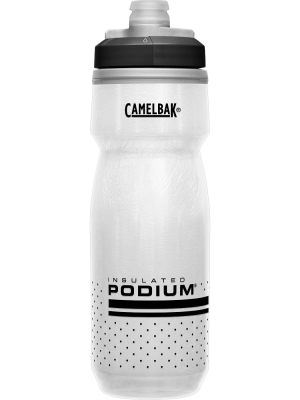 Camelbak 21oz Podium Chill Insulated Squeeze Water Bottle - White/black