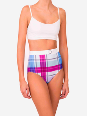 Plaid Bikini Bottom