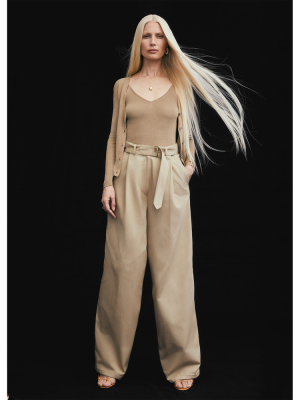 Seamus High-waisted Pleated Pants