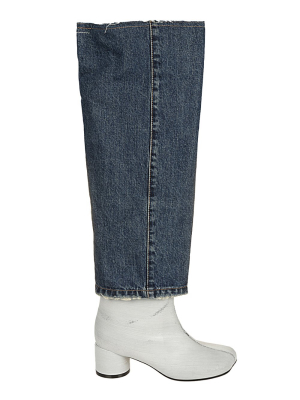 Mm6 Maison Margiela Denim Chop Ogg Boots