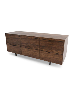 Chapman Storage Dresser Credenza - Walnut