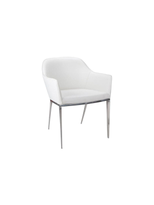 Stanis Dining Armchair - White