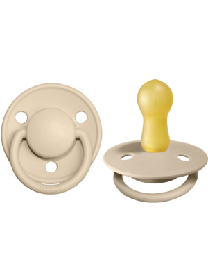 Bibs De Lux Pacifier 2 Pack: Vanilla