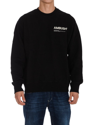 Ambush Logo Printed Oversized Sweatshirt