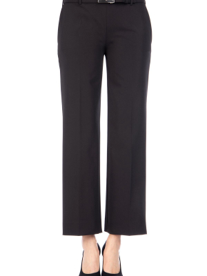 Prada Belted Waist Cropped Pants